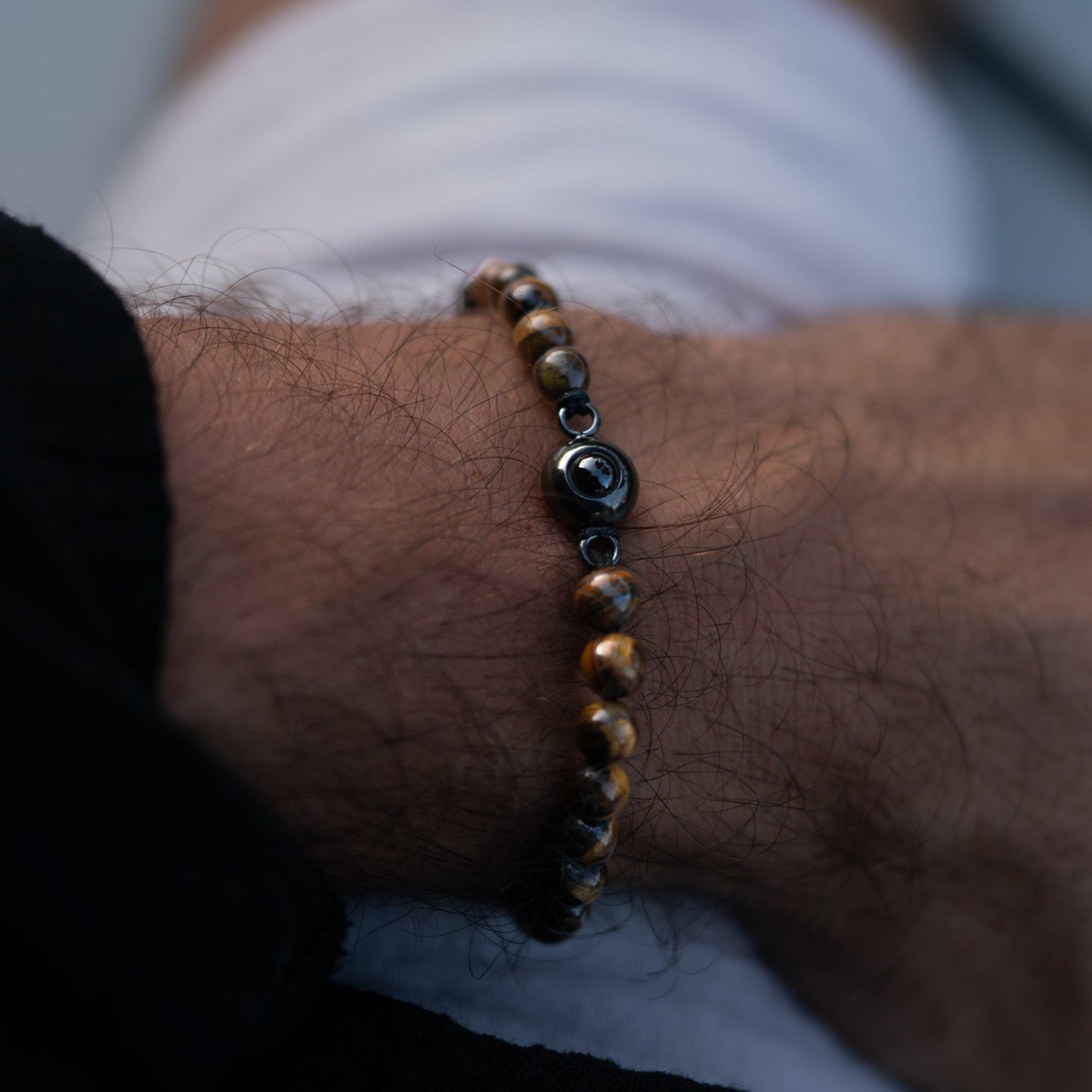 Personalised photo bracelet with your photo - Pearls