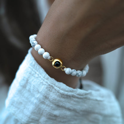 Personalised photo bracelet with your photo - Pearls