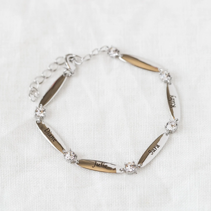 Personalised bracelet with engraving