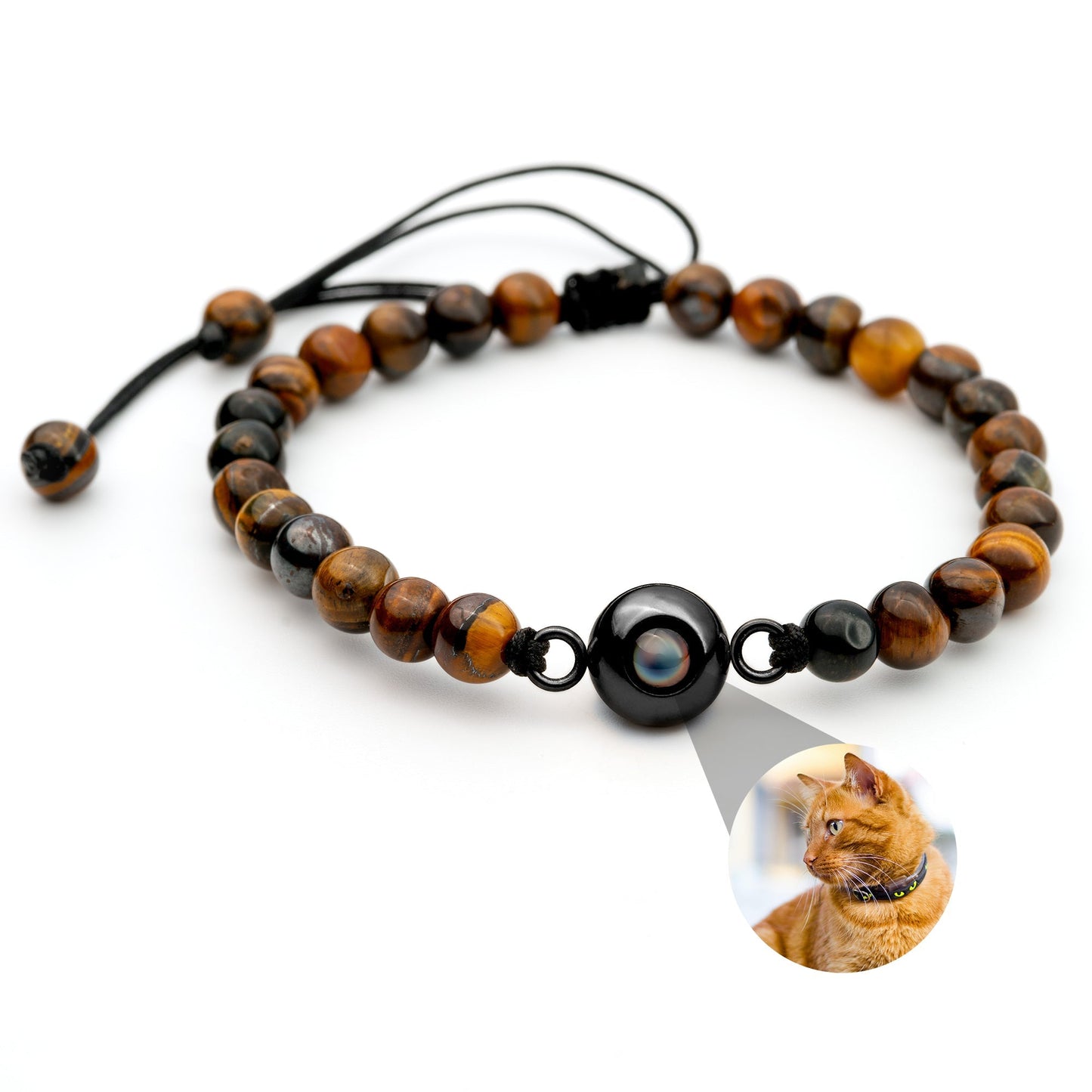 Personalised photo bracelet with your photo - Pearls
