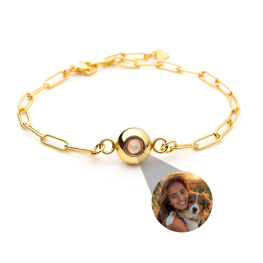 Personalised photo bracelet with your photo - Paperclip
