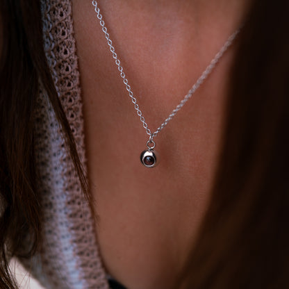 Personalised photo necklace - delicate