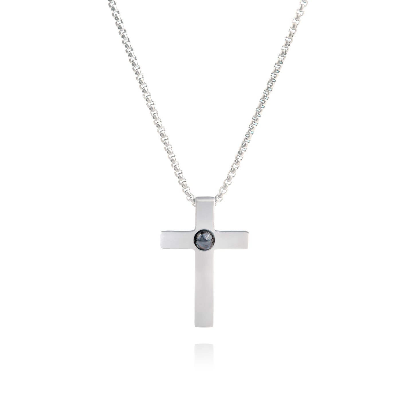 Personalised photo necklace - Cross