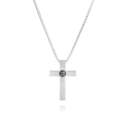 Personalised photo necklace - Cross