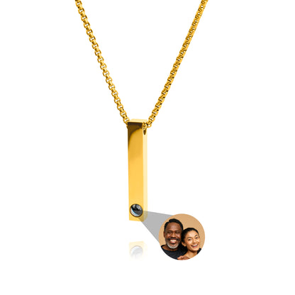 Personalised photo necklace - Bar B-Chain