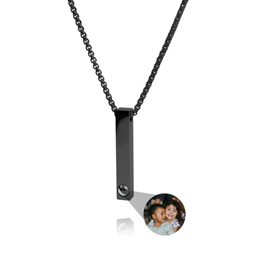 Personalised photo necklace - Bar B-Chain