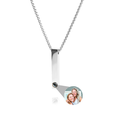 Personalised photo necklace - Bar B-Chain