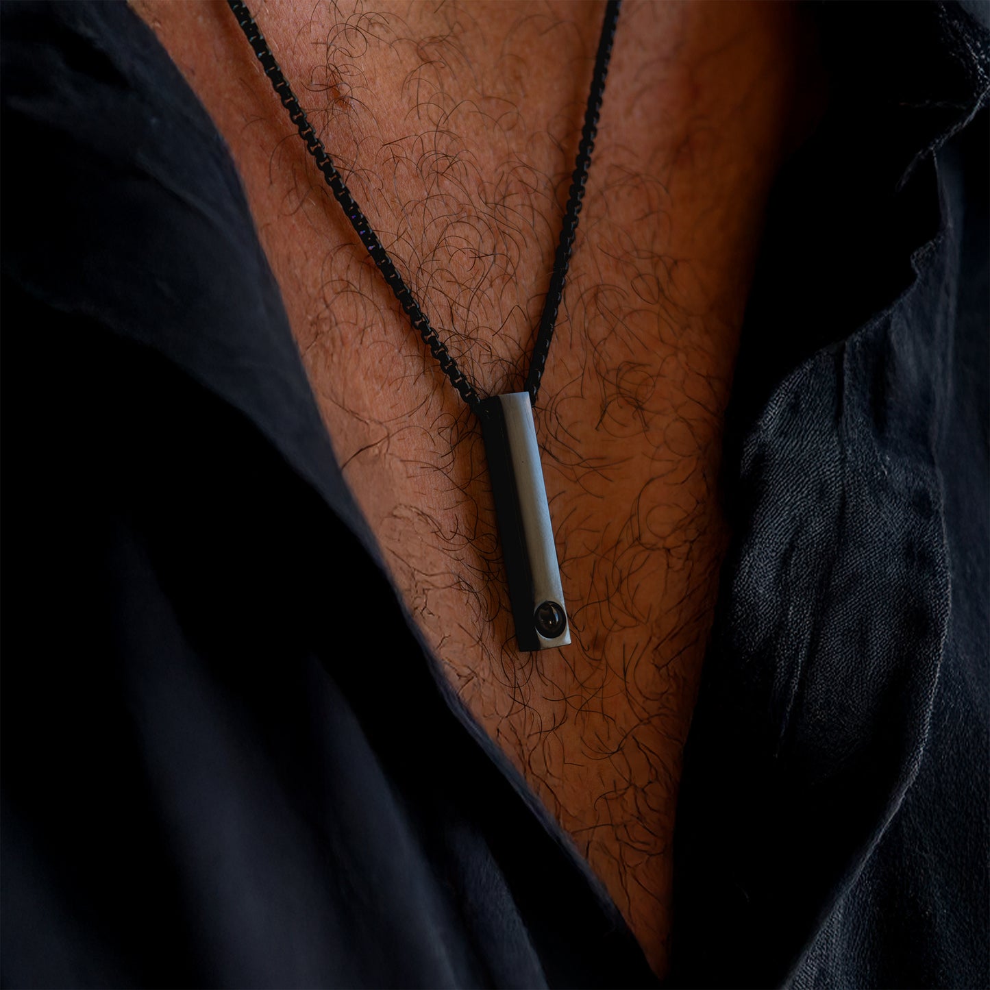 Personalised photo necklace - Bar B-Chain