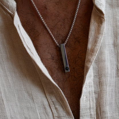 Personalised photo necklace - Bar B-Chain