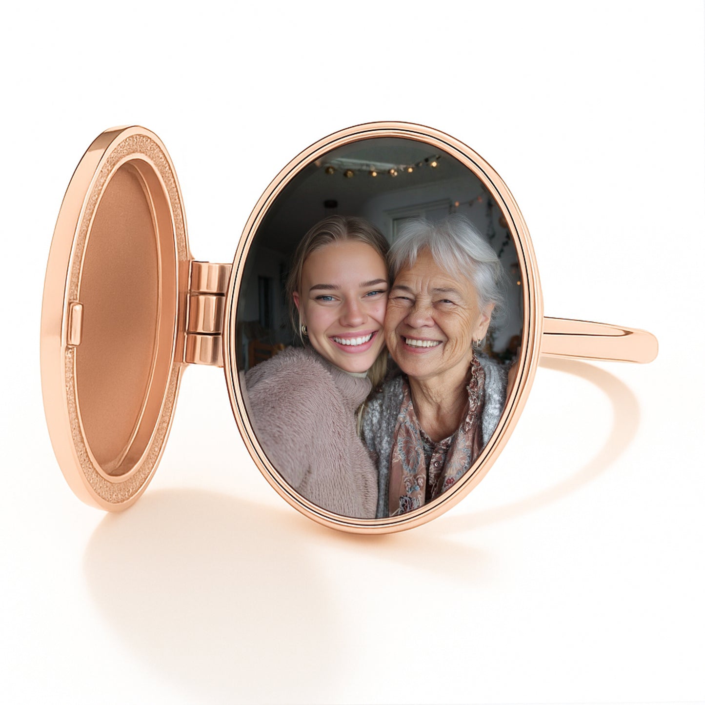 Photo Locket Ring - Oval